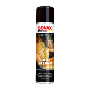 Sonax PROFILINE Leather Care Foam 400 ml – Reinigungsschaum für Leder, reinigt und pflegt Glattleder in einem Schritt, ideal für Autositze und Innenräume