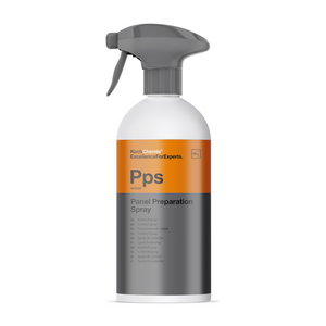0,5L Flasche des Koch-Chemie Panel Preparation Spray, ideal zur Entfernung von Ölen, Wachsen und Politurresten zur optimalen Lackvorbereitung.