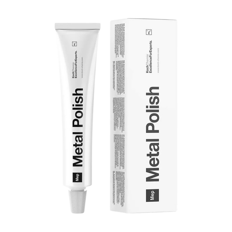 Die Koch-Chemie Metal Polish, ideal zur Entfernung von Rost und Verschmutzungen und zur Erzielung eines tiefen Glanzes auf Metall- und Chromoberflächen.