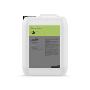 10kg Kanister des Koch-Chemie Insect&Dirt Remover, ideal zur Entfernung von Insektenresten und Schmutz auf Fahrzeugaußenflächen und im Motorraum.