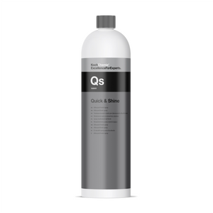 1L Flasche des Koch-Chemie Quick & Shine, ideal zur Reinigung, Pflege und Konservierung von glatten und lackierten Oberflächen.