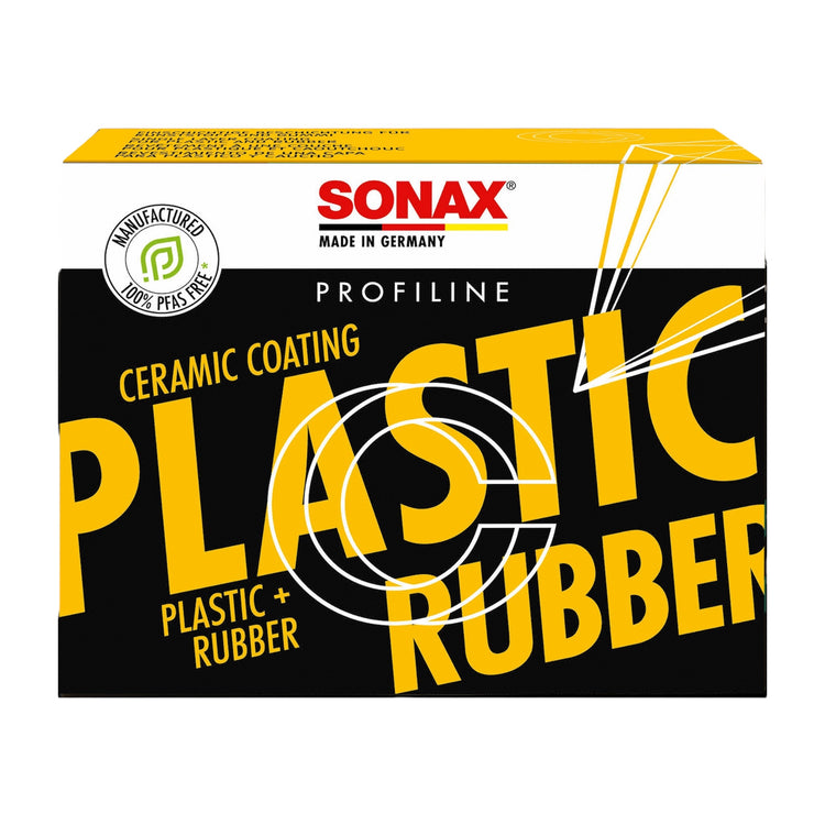 SONAX Profiline CeramicCoating CC Plastic+Rubber Set, ideal zur Beschichtung und zum Schutz von Kunststoff- und Gummiteilen.