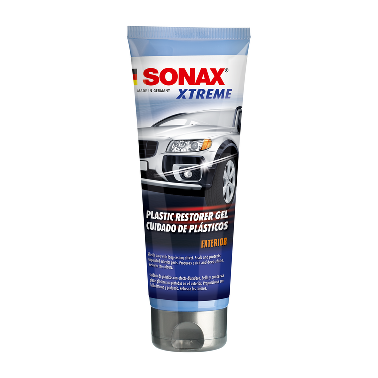 Sonax XTREME Kunststoff-Gel 250 ml – Pflegegel für äußere Kunststoffteile am Auto, frischt Farbe auf und schützt vor Ausbleichen durch UV-Strahlung
