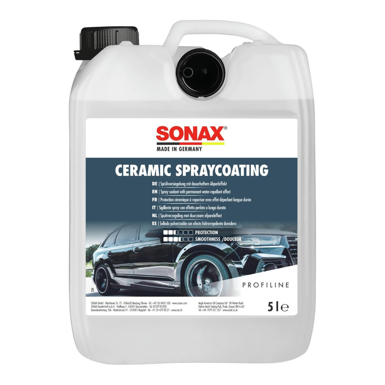 Sonax Ceramic SprayCoating 5 L – Versiegelung für langanhaltenden Lackschutz und Glanz, ideal für professionelle Autopflege.